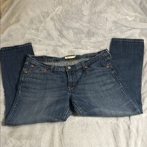 Levi's “Boyfriend” Straight Leg Blue Jeans